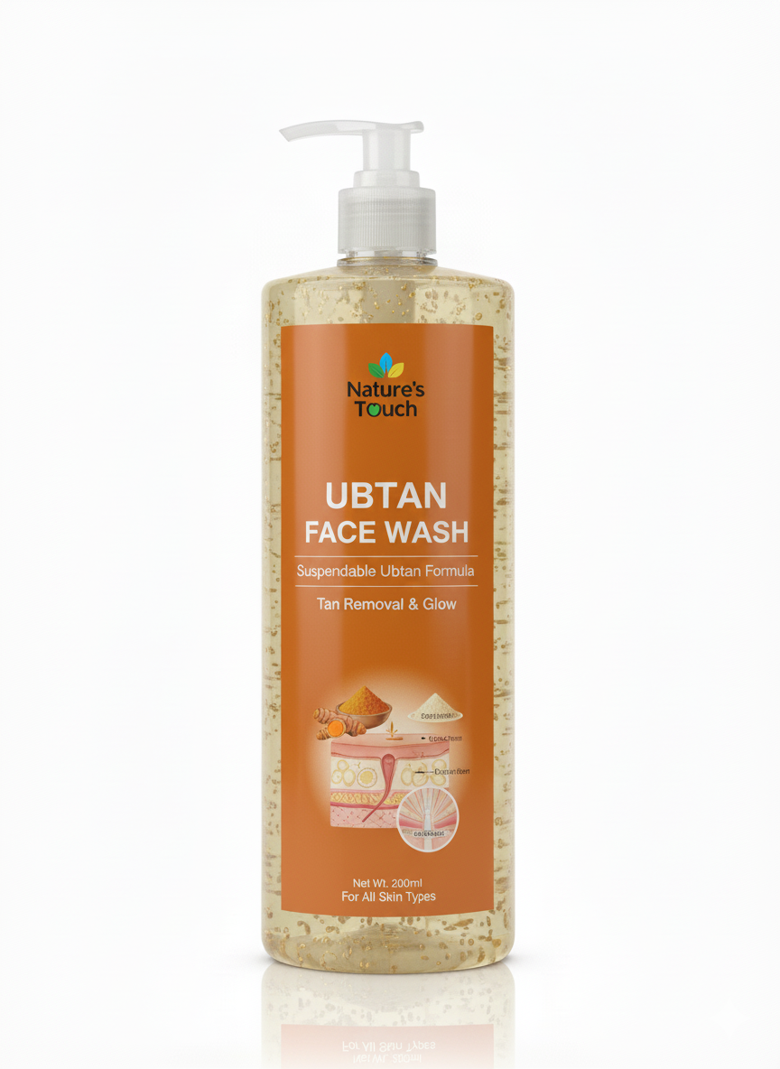 Natures Touch Suspendable Ubtan Face Wash | Tan Removal & Glow