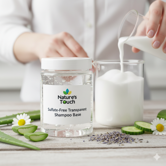 Sulfate-Free Transparent Shampoo Base | Gentle & Ready-to-Use Cosmetic Raw Material