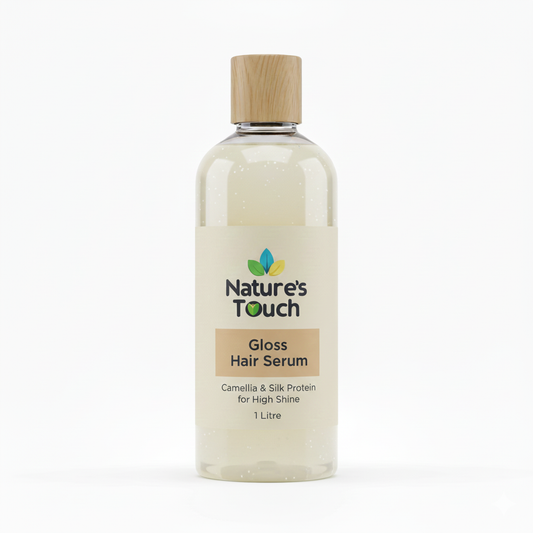 Natures Touch Gloss Hair Serum | Camellia & Silk Protein for High Shine