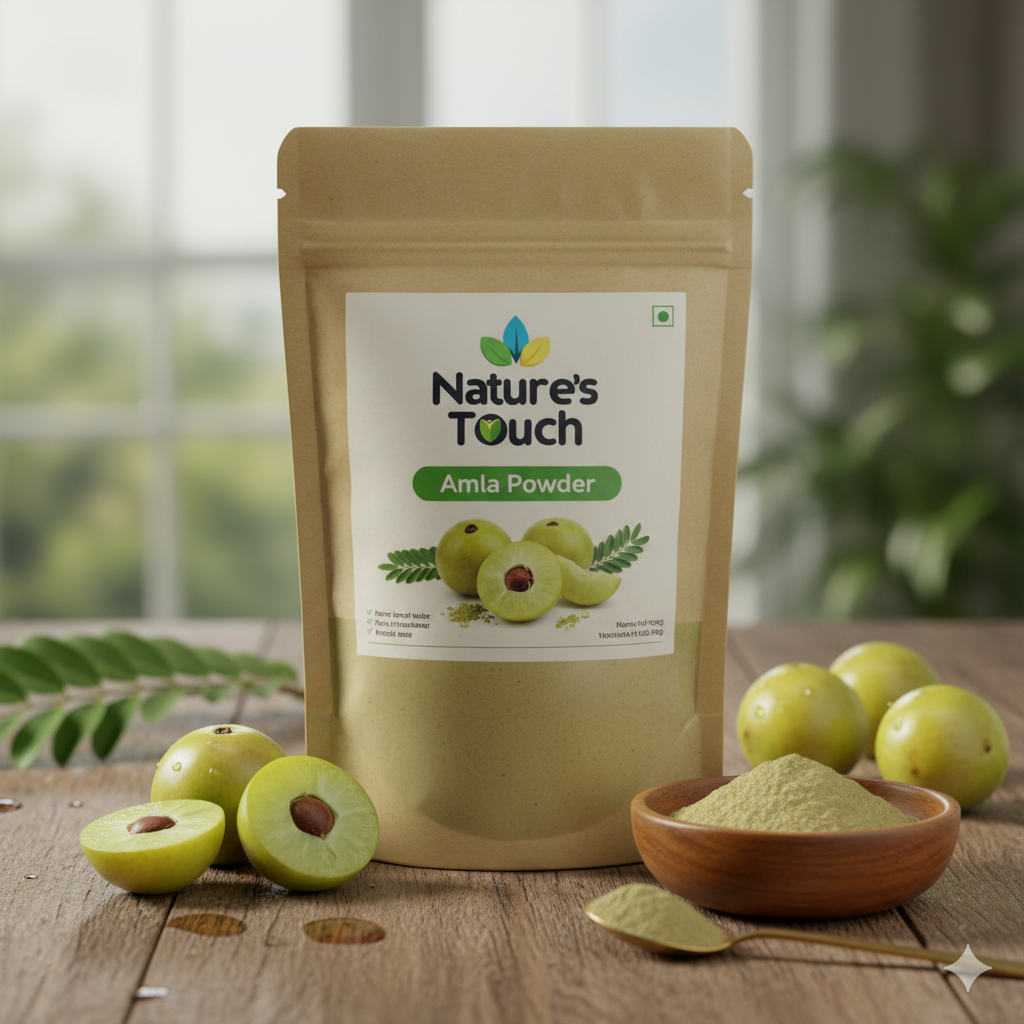 Nature's Touch: Amla Powder | Cosmetic Raw Material Bulk Supplier - Emblica Officinalis