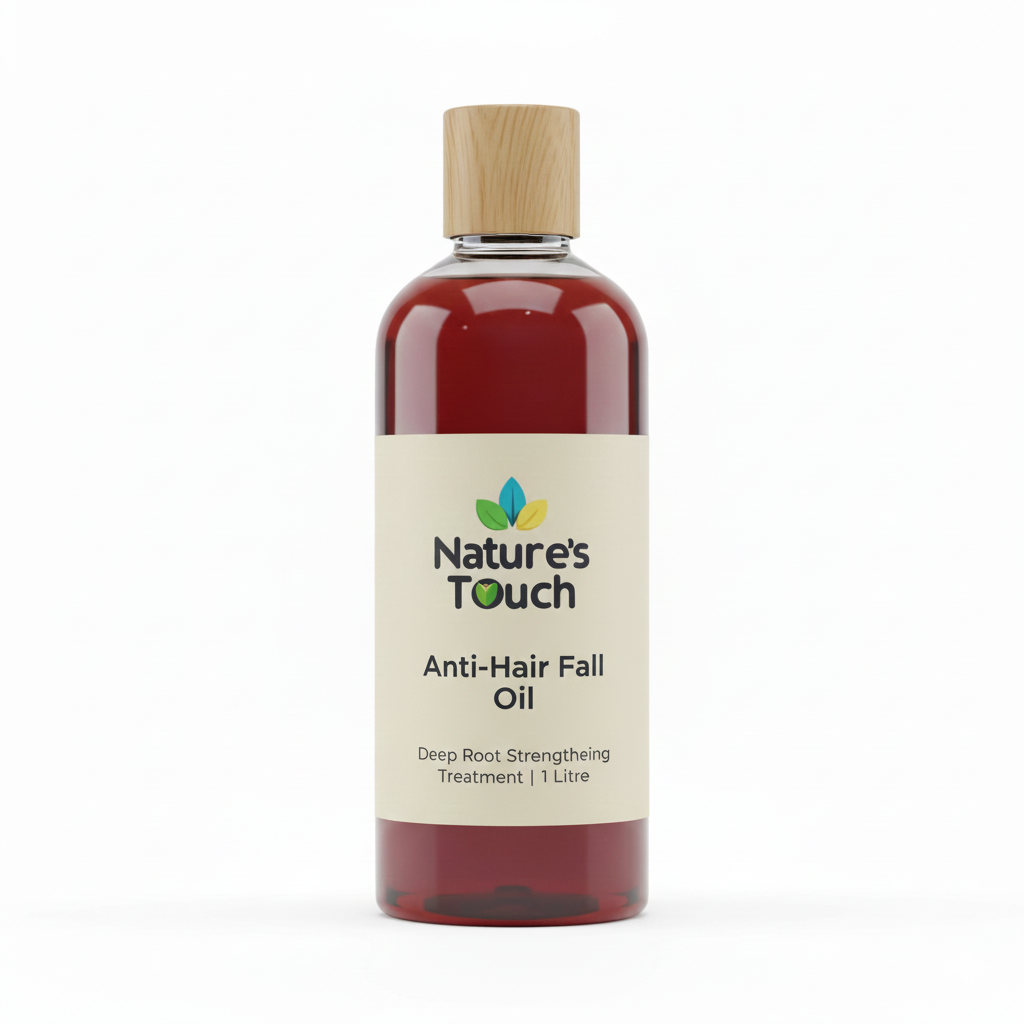 Natures Touch Anti-Hair Fall Oil | Deep Root Strengthening Treatment