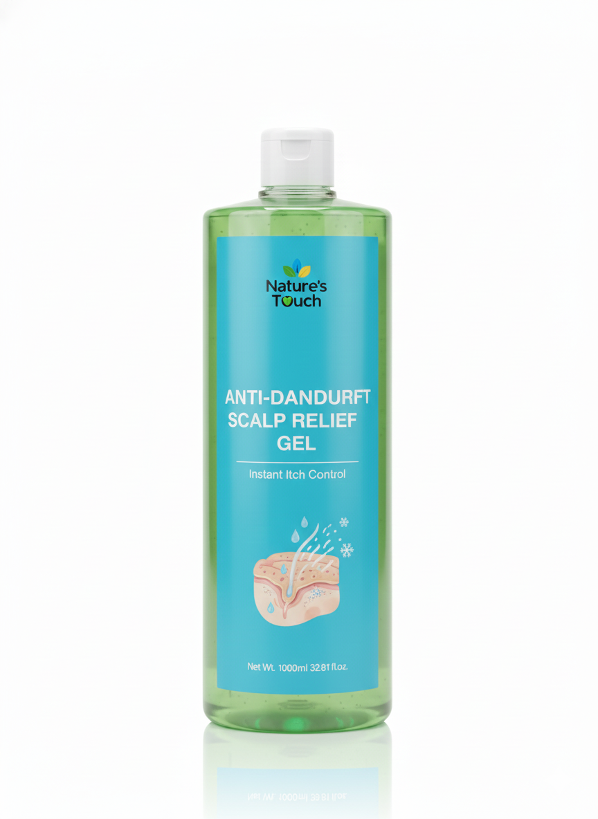 Natures Touch Anti-Dandruff Scalp Relief Gel | Instant Itch Control