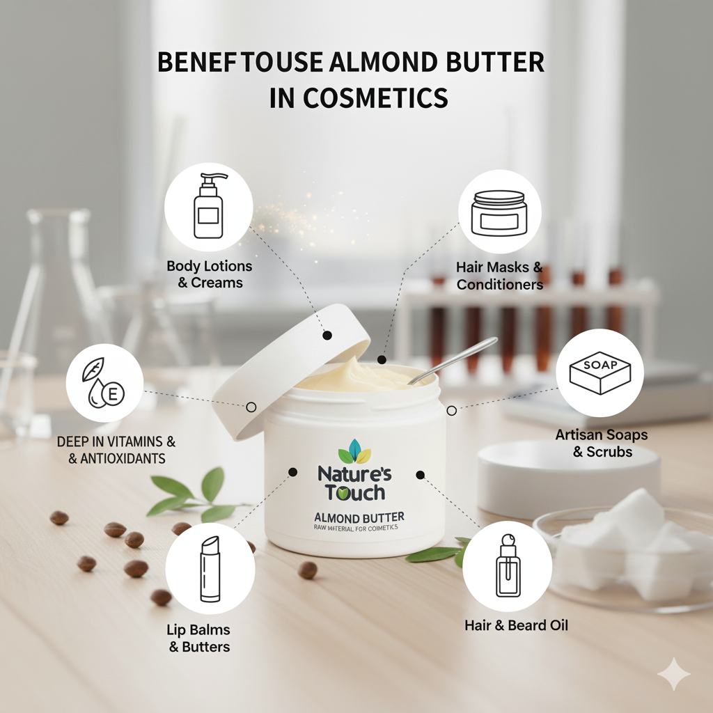 Sweet Almond Butter: Lightweight Emollient for Sensitive Cosmetic Formulas