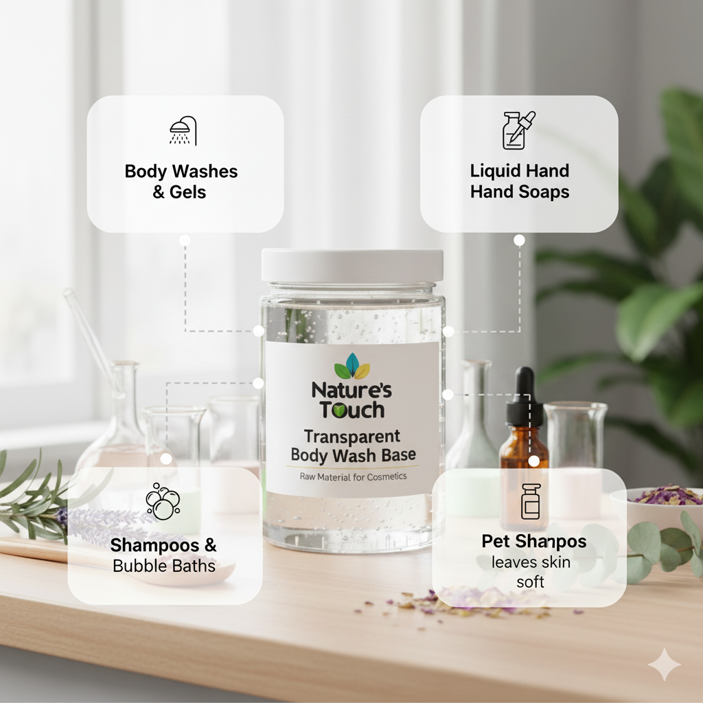 Nature's Touch Transparent Body Wash Base | Bulk Raw Material