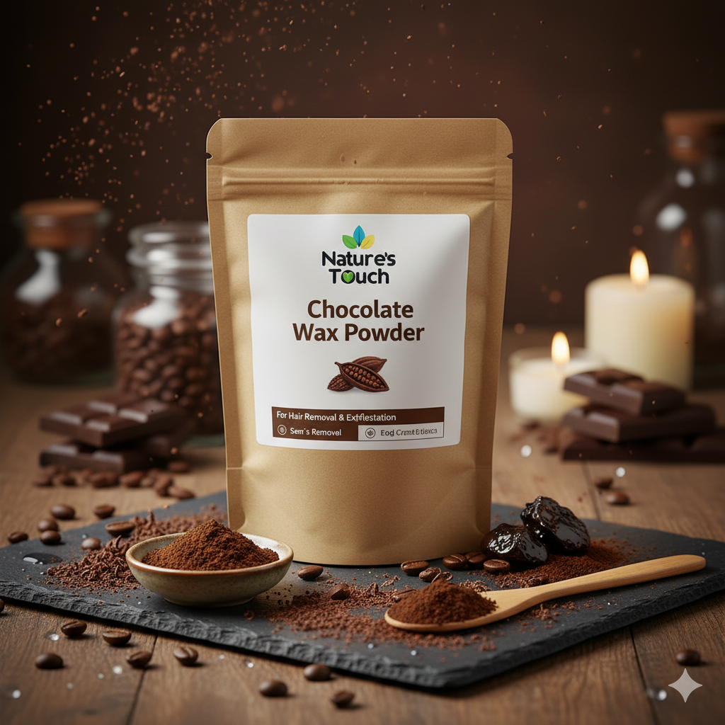 Nature's Touch: Bulk Chocolate Wax Powder for Painless Hair Removal