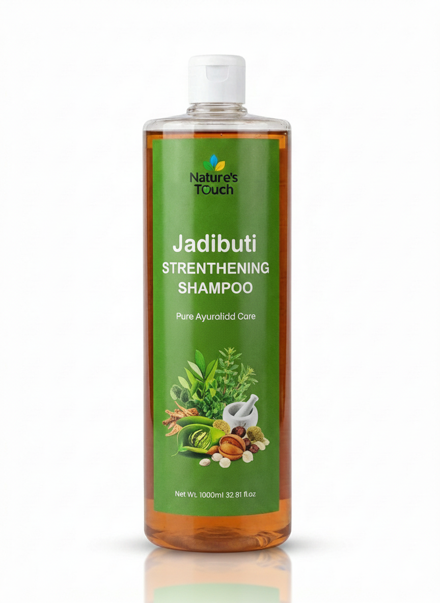 Natures Touch Jadibuti Strengthening Shampoo | Pure Ayurvedic Care