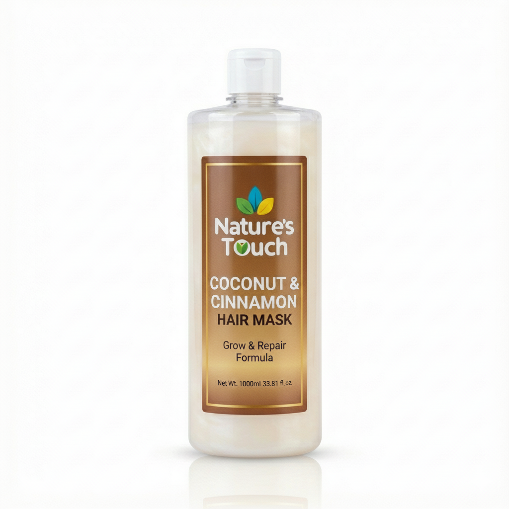 Natures Touch Coconut & Cinnamon Hair Mask | Grow & Repair Formula