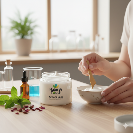Cosmetic Cream Base | Ready-to-Use Moisturizer Raw Material | Nature's Touch