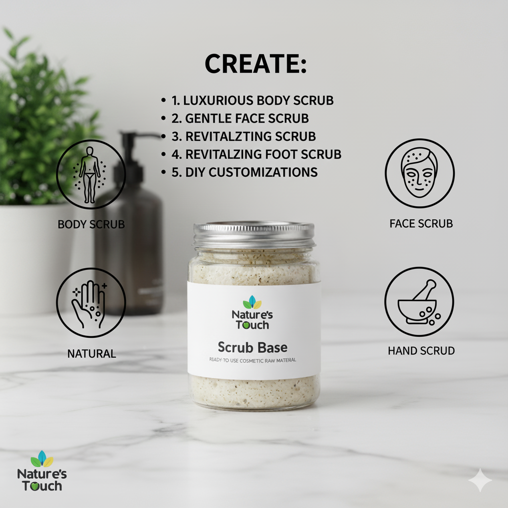 Nature's Touch Premium Ready-to-Use Scrub Base (Wholesale Cosmetic Raw Material)