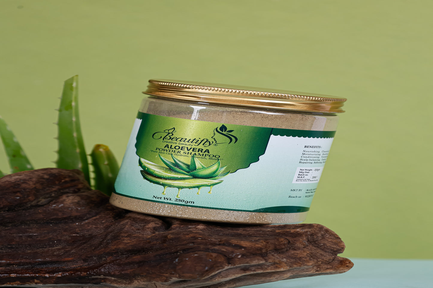 Aloe Vera Powder Shampoo
