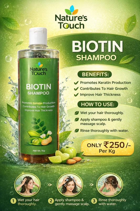 Natures Touch Biotin Shampoo | Thickening & Strengthening Formula