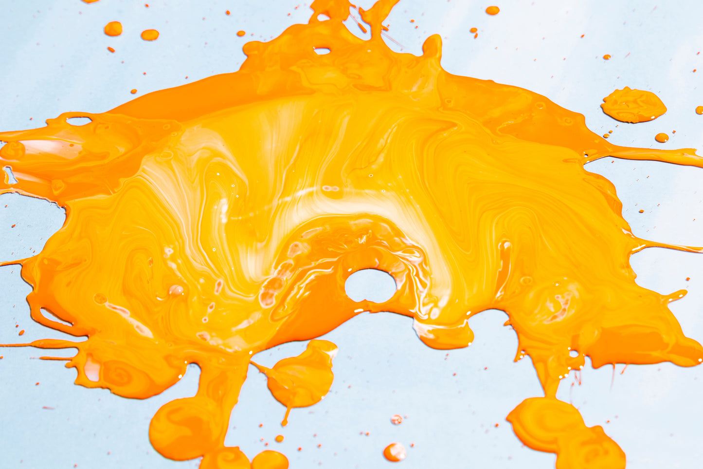 Orange Water-Based Liquid Color