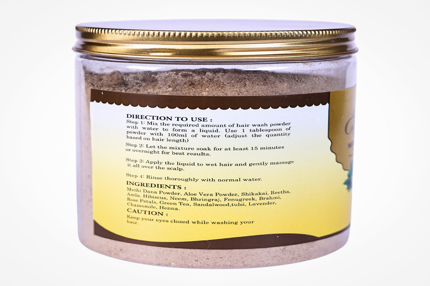Methi Dana Powder Shampoo
