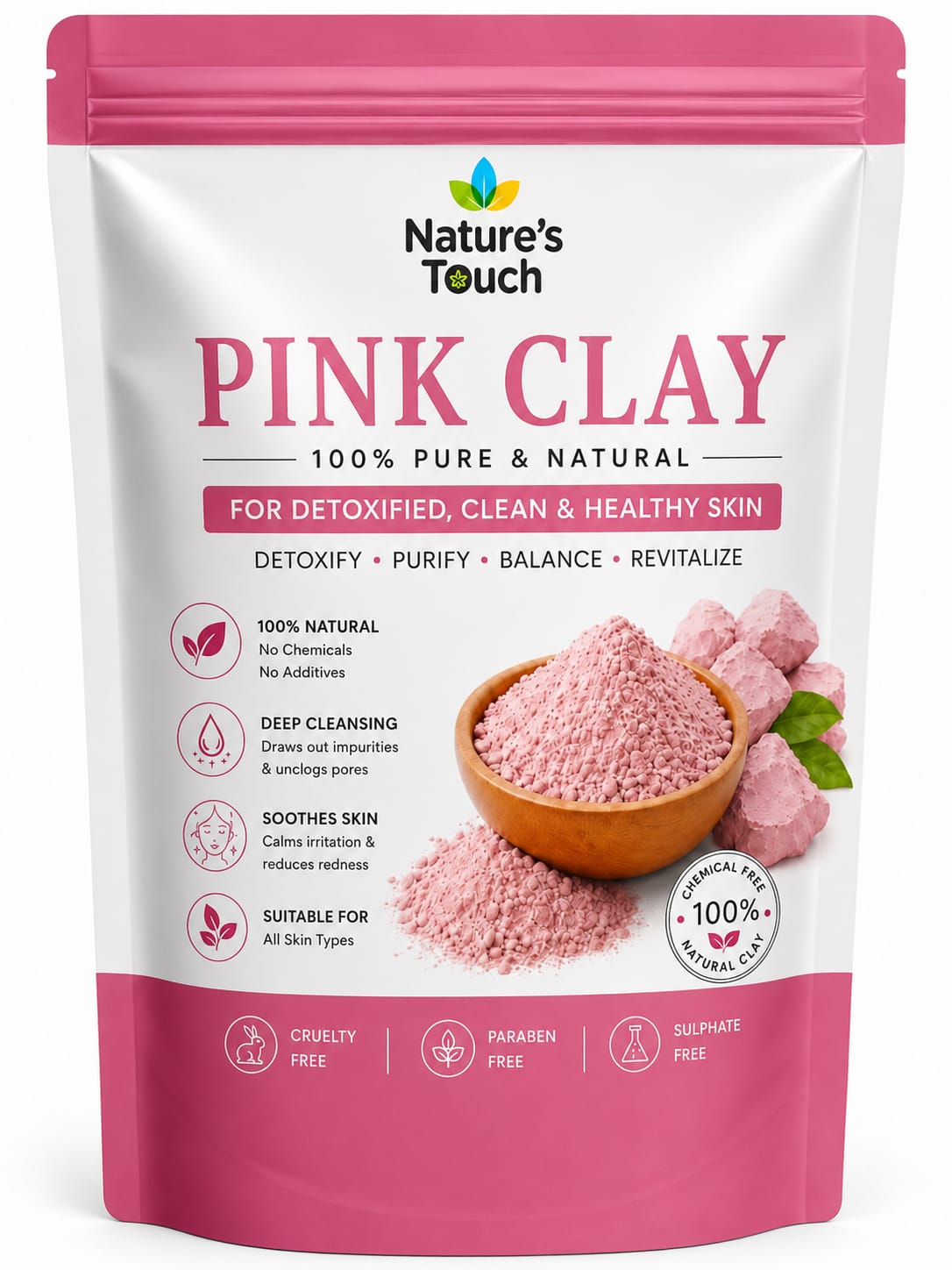 Nature's Touch Cosmetic Clays