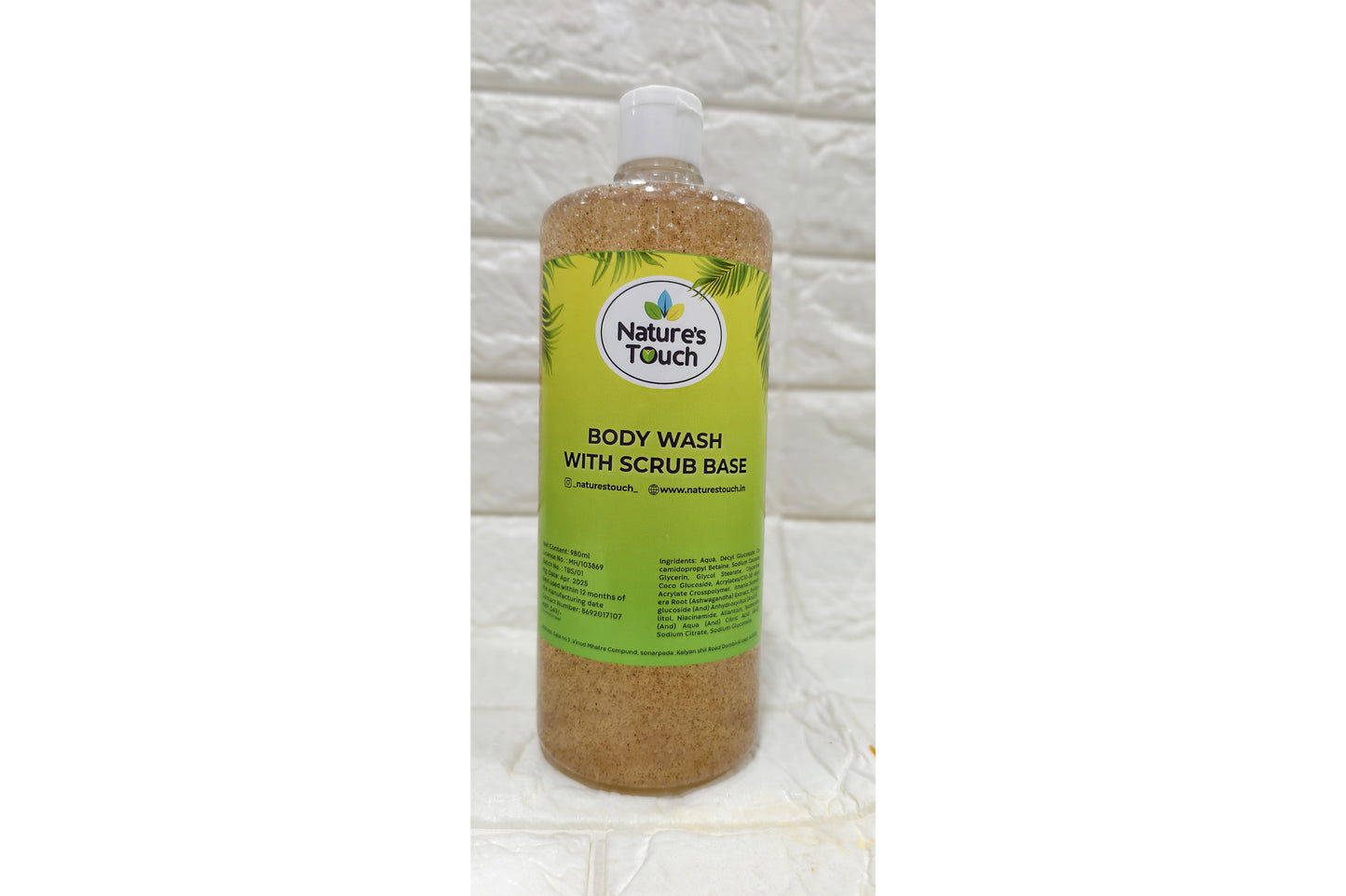 Body Wash with Scrub Base