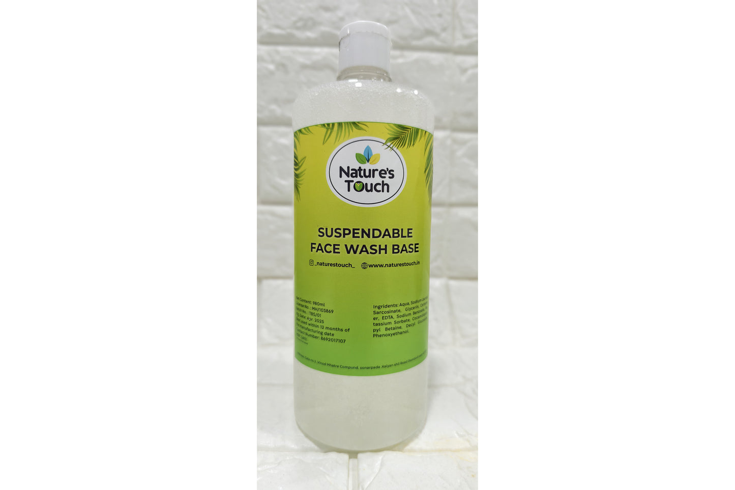 Suspend-able Face Wash Base