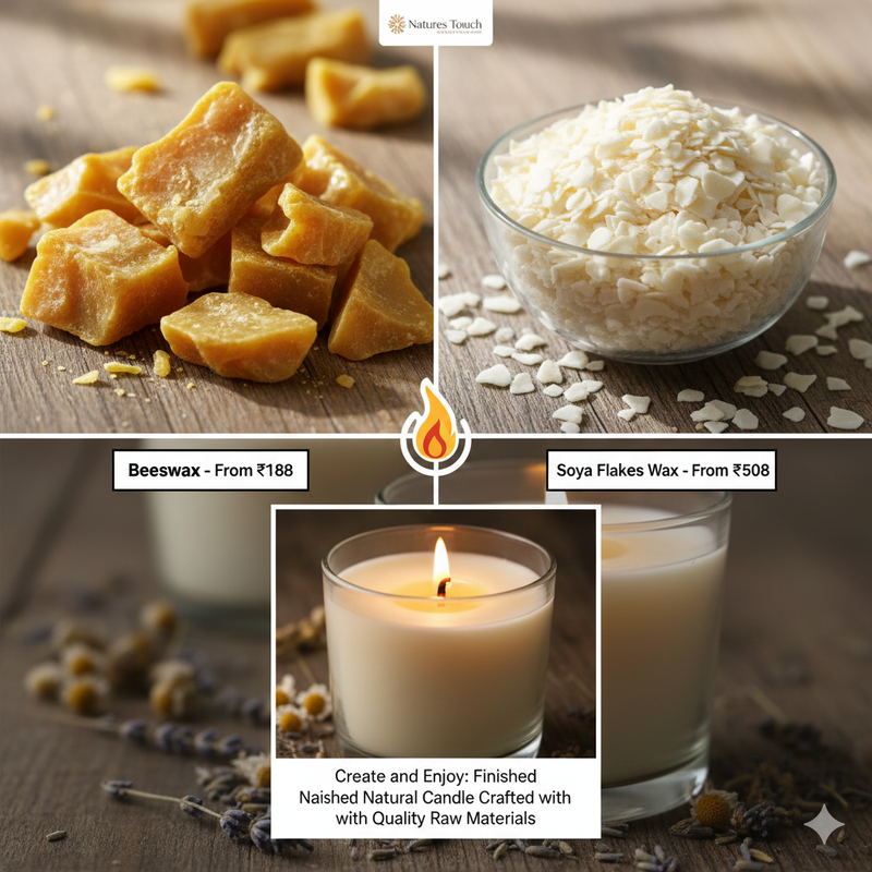 Crafting the Perfect Glow: A Guide to Choosing Natural Waxes for Candles (Beeswax vs. Soya)