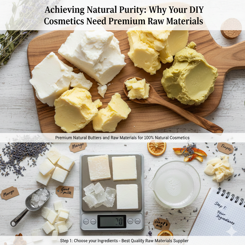 Achieving Natural Purity: Why Your DIY Cosmetics Need Premium Raw Materials