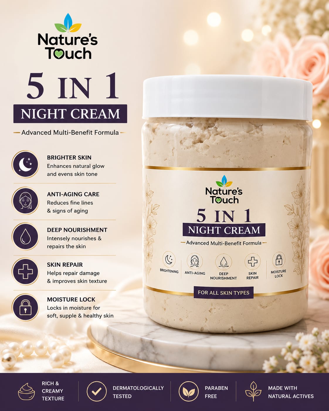Nature's Touch Night Face Creams