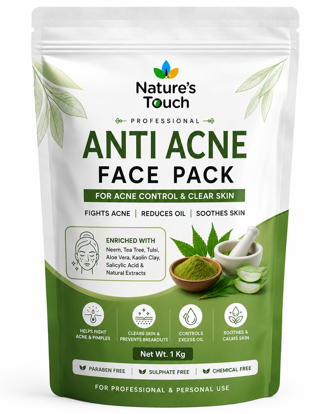 Nature's Touch Dry Face Pack