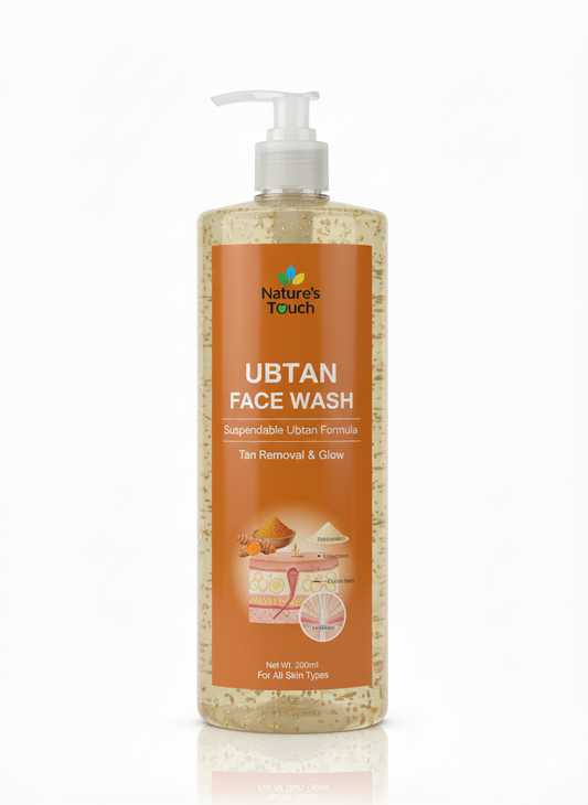 Natures Touch Suspendable Ubtan Face Wash | Tan Removal & Glow