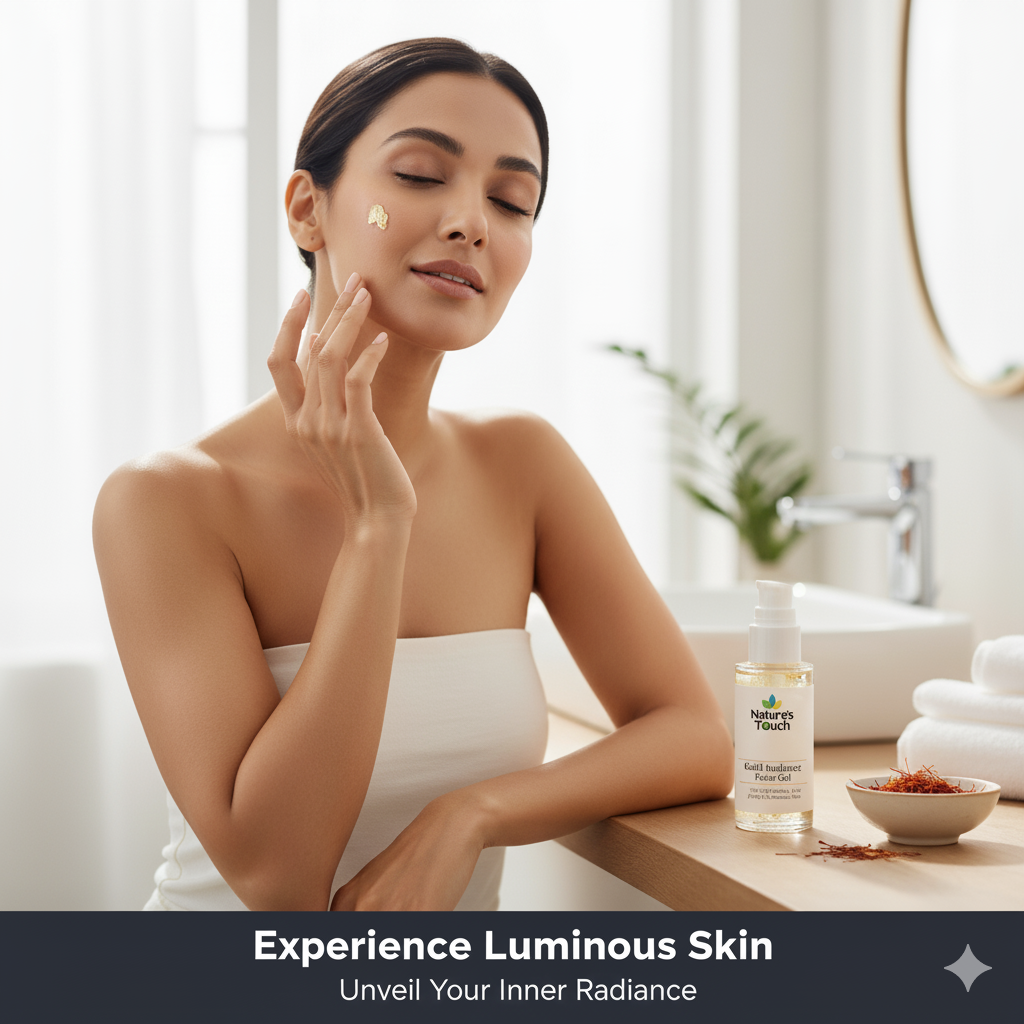 Nature's Touch | Kumkumadi Radiance Face Gel for Brightening & Skin Tone Correction