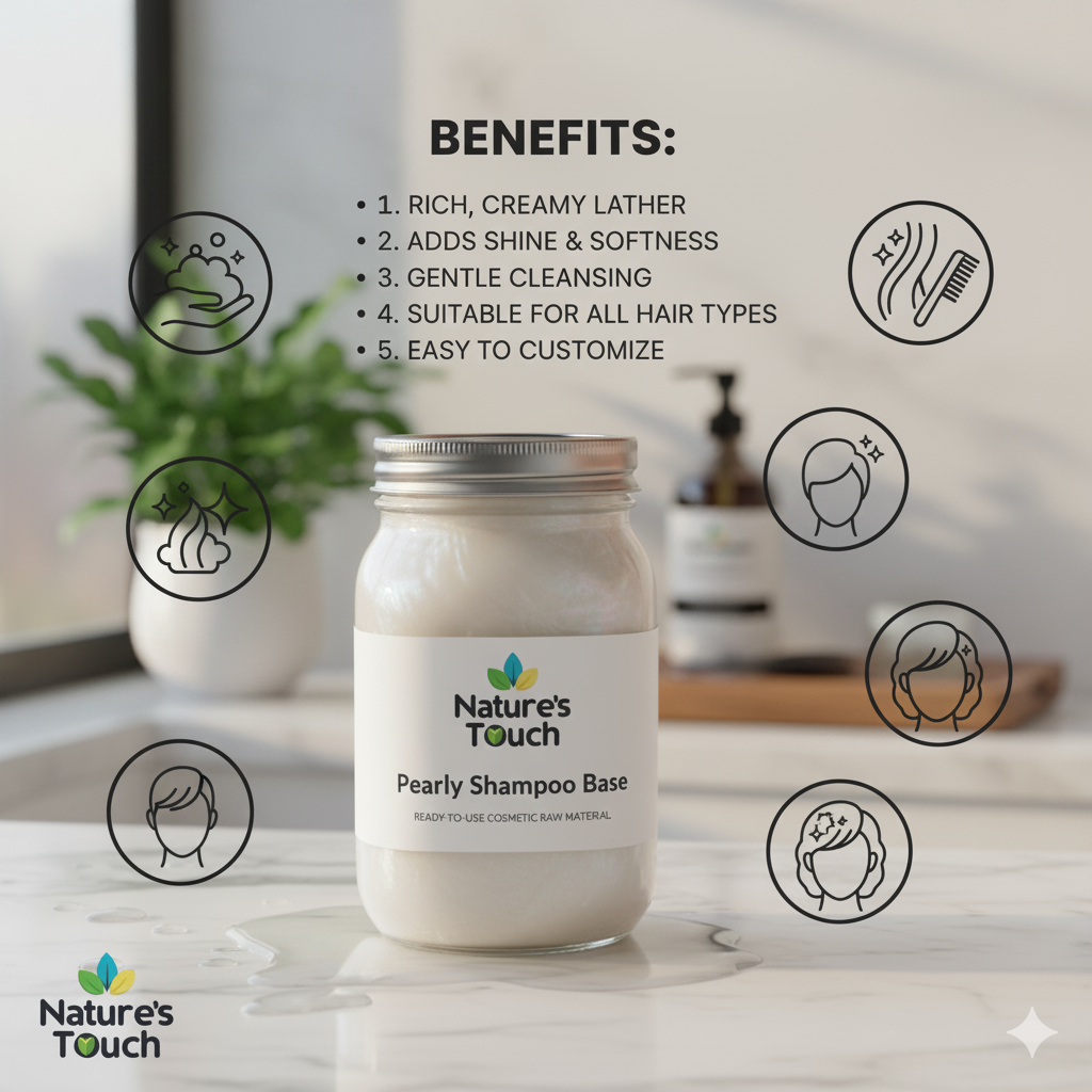 Pearly Shampoo Base - Wholesale Luxury Hair Care Raw Material