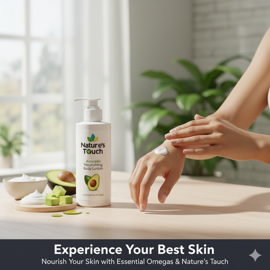 Nature's Touch | Avocado Nourishing Body Lotion with Essential Omegas