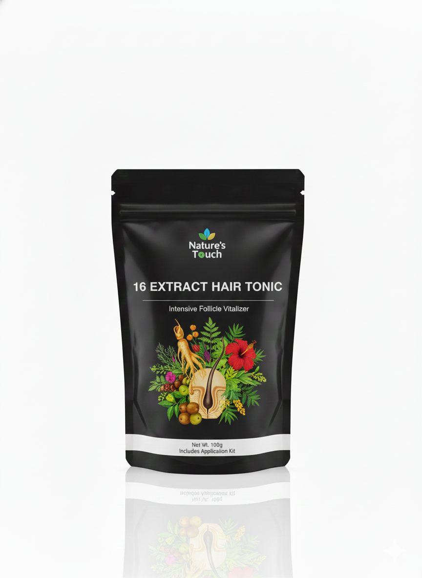 Natures Touch 16 Extract Hair Tonic | Intensive Follicle Vitalizer