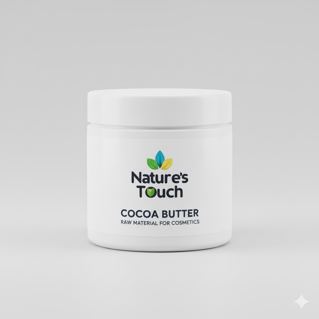 Pure Unrefined Cocoa Butter: Deeply Moisturizing & Solid Raw Material