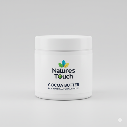 Pure Unrefined Cocoa Butter: Deeply Moisturizing & Solid Raw Material