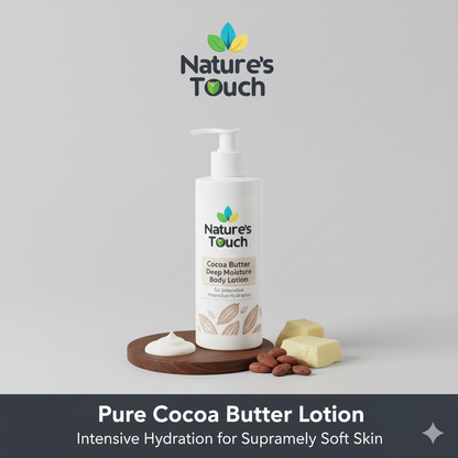 Nature's Touch | Cocoa Butter Deep Moisture Body Lotion for Intensive Hydration