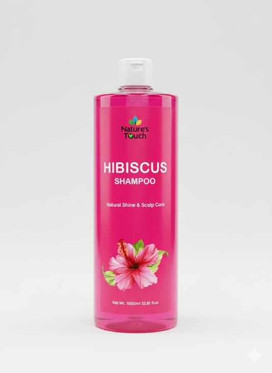 Natures Touch Hibiscus Shampoo | Natural Shine & Scalp Care