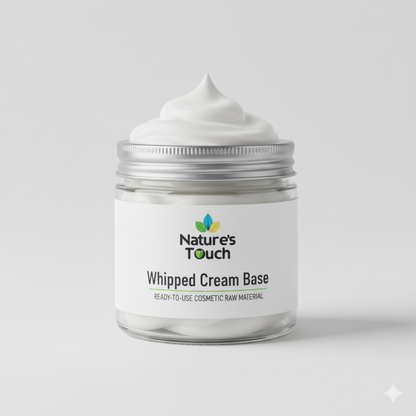 Nature's Touch: Wholesale Whipped Cream Base | Premium Foaming Bath Butter Raw Material for Soap & Scrub Making