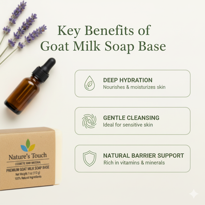 Bulk Goat Milk Melt and Pour Soap Base | Premium Wholesale Cosmetic Raw Material