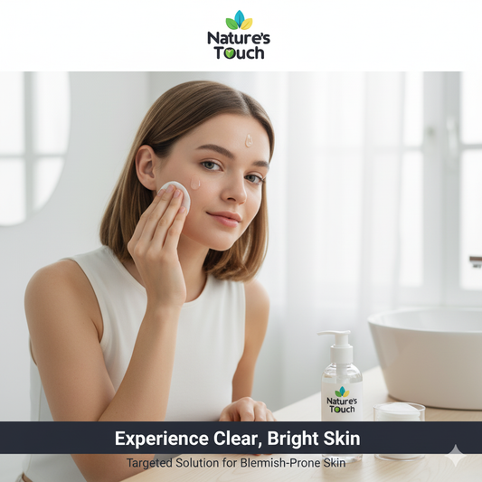 Nature's Touch | Salicylic Acid + Glutathione Clarifying Face Gel for Acne & Brightening