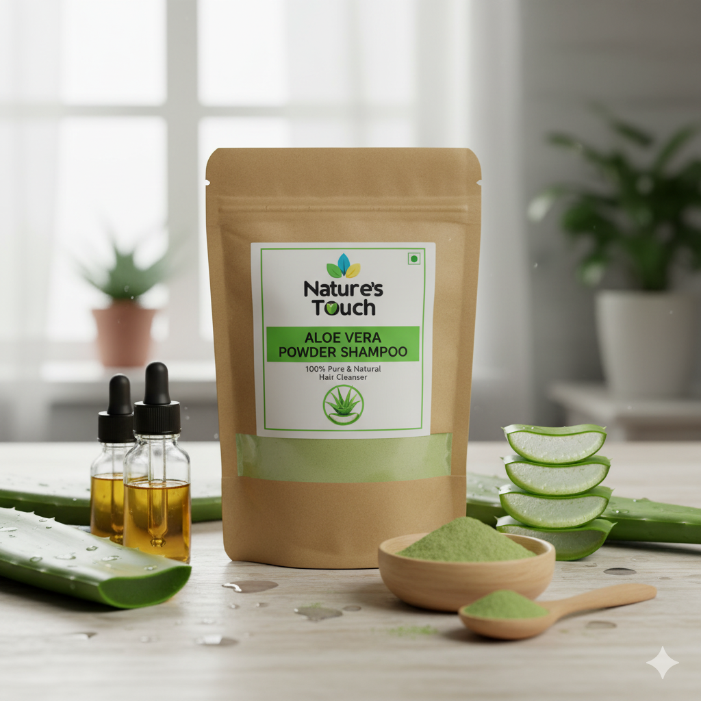 Nature's Touch Bulk Aloe Vera Powder 200X - Cosmetic Grade Shampoo Raw Material