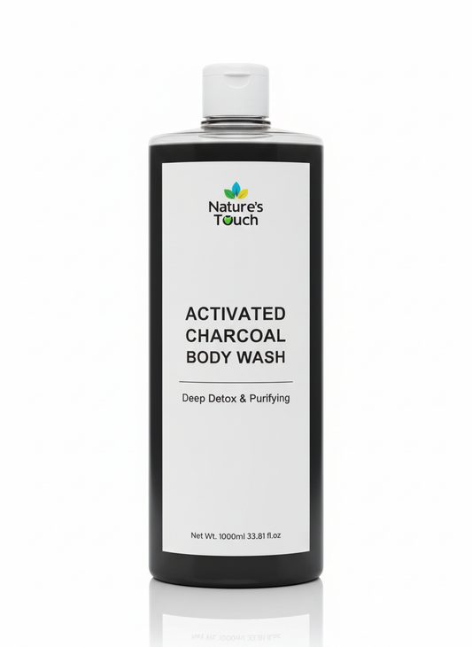 Natures Touch Activated Charcoal Body Wash | Deep Detox & Purifying