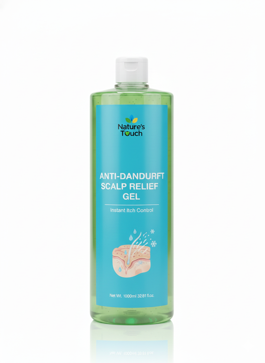 Natures Touch Anti-Dandruff Scalp Relief Gel | Instant Itch Control