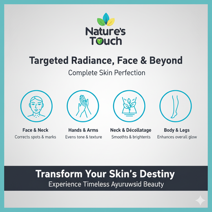 Nature's Touch | Kumkumadi Radiance Face Gel for Brightening & Skin Tone Correction