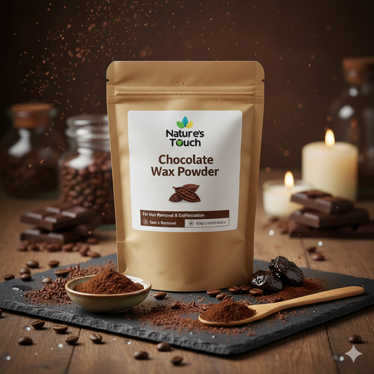 Nature's Touch: Bulk Chocolate Wax Powder for Painless Hair Removal