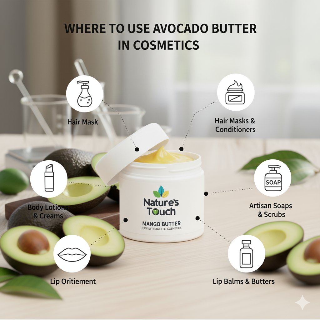 Avocado Butter: Deeply Moisturizing Cosmetic & Candle Raw Material