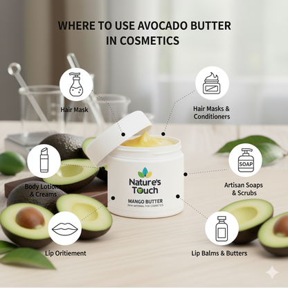 Avocado Butter: Deeply Moisturizing Cosmetic & Candle Raw Material