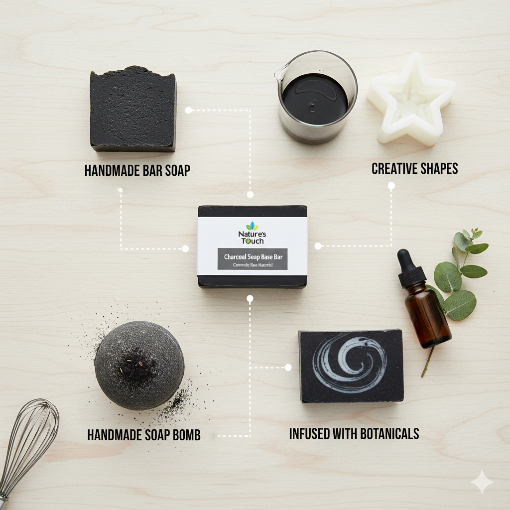 Activated Charcoal Melt and Pour Soap Base