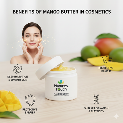 Refined Mango Butter: Non-Greasy, Premium Cosmetic