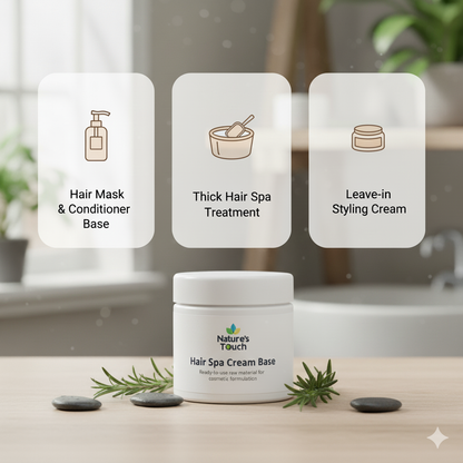Hair Spa Cream Base | Ready-to-Use Deep Conditioning Raw Material | Nature's Touch
