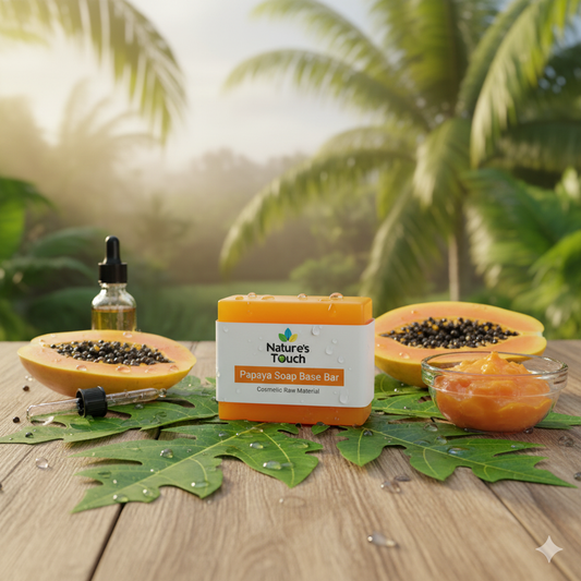 Bulk Papaya Melt and Pour Soap Base | Natural Exfoliating Cosmetic Raw Material