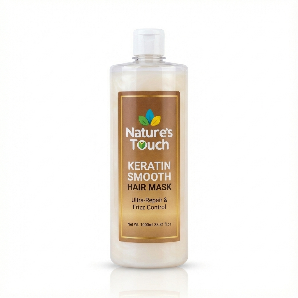 Natures Touch Keratin Smooth Hair Mask | Ultra-Repair & Frizz Control