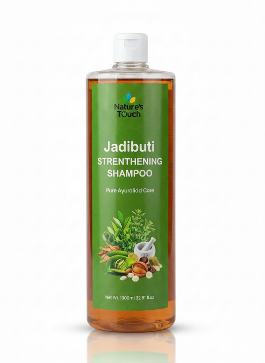 Natures Touch Jadibuti Strengthening Shampoo | Pure Ayurvedic Care