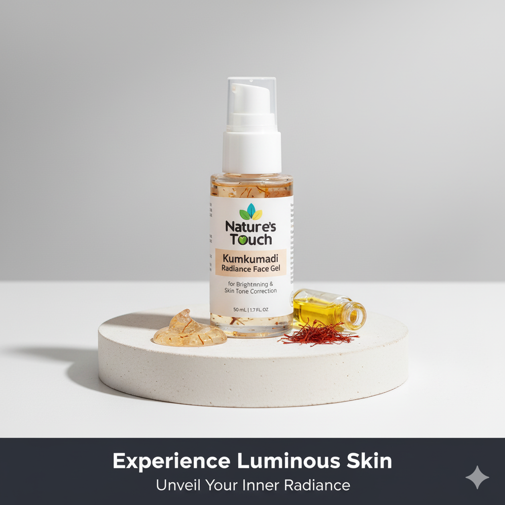 Nature's Touch | Kumkumadi Radiance Face Gel for Brightening & Skin Tone Correction